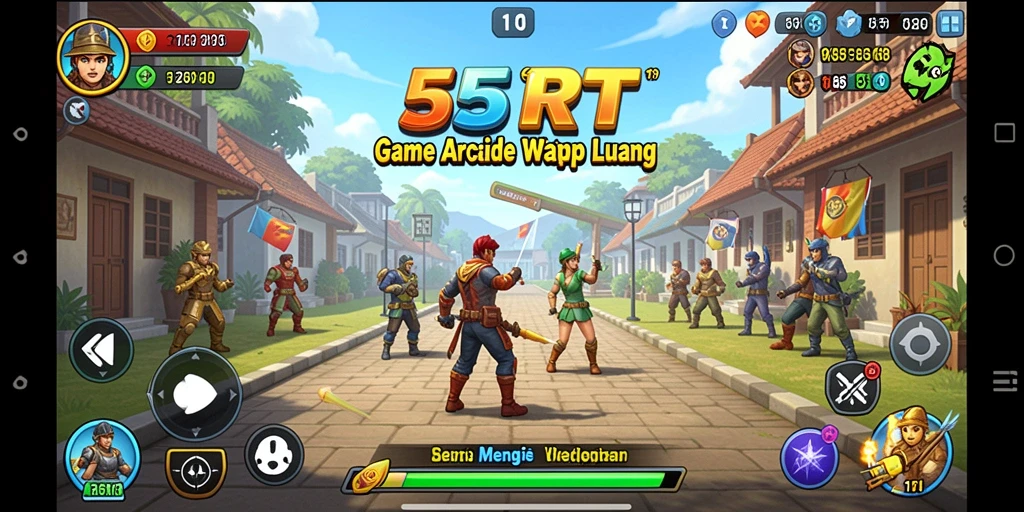 Skrinsut gameplay 55RT menampilkan momen seru dan menegangkan.
