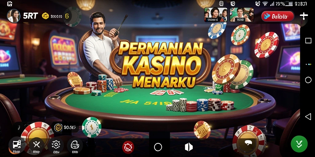 Gameplay seru 5RT dengan koleksi permainan Kasino menarik.