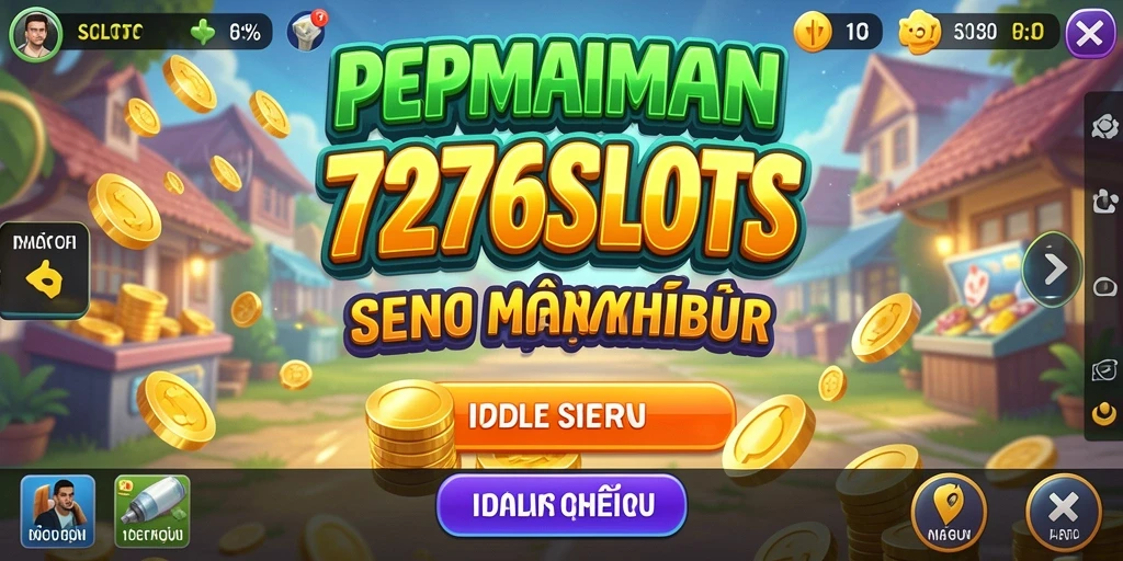 Tampilan screenshot utama 7276SLOTS menampilkan permainan slot yang menarik.