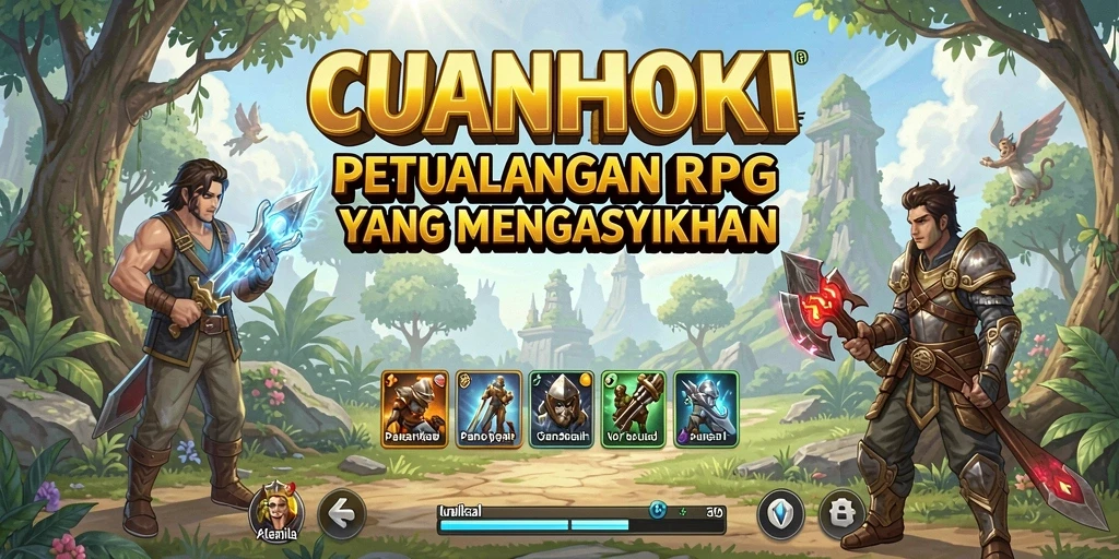 Tampilan menakjubkan dalam gameplay RPG CUANHOKI.