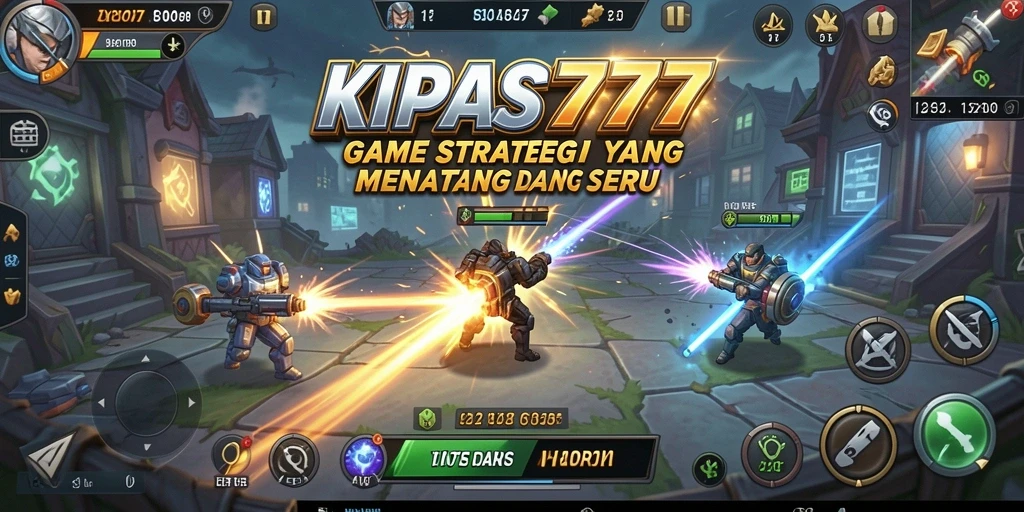 Tampilan gameplay KIPAS777 dengan aksi strategi yang intens.