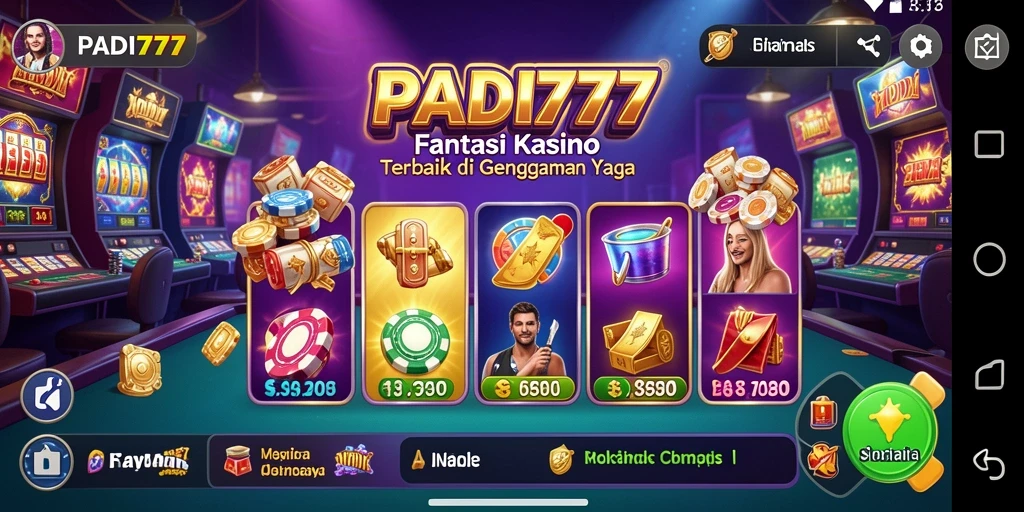 Tampilan gameplay Kasino yang seru dan menegangkan di PADI777.