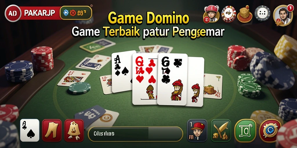 Screenshot gameplay menunjukkan suasana seru permainan Domino.