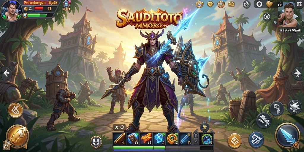 Tampilan gameplay SAUDITOTO yang memukau dan seru.