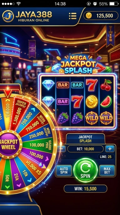 Tampilan sederhana yang memudahkan pengguna jaya388.